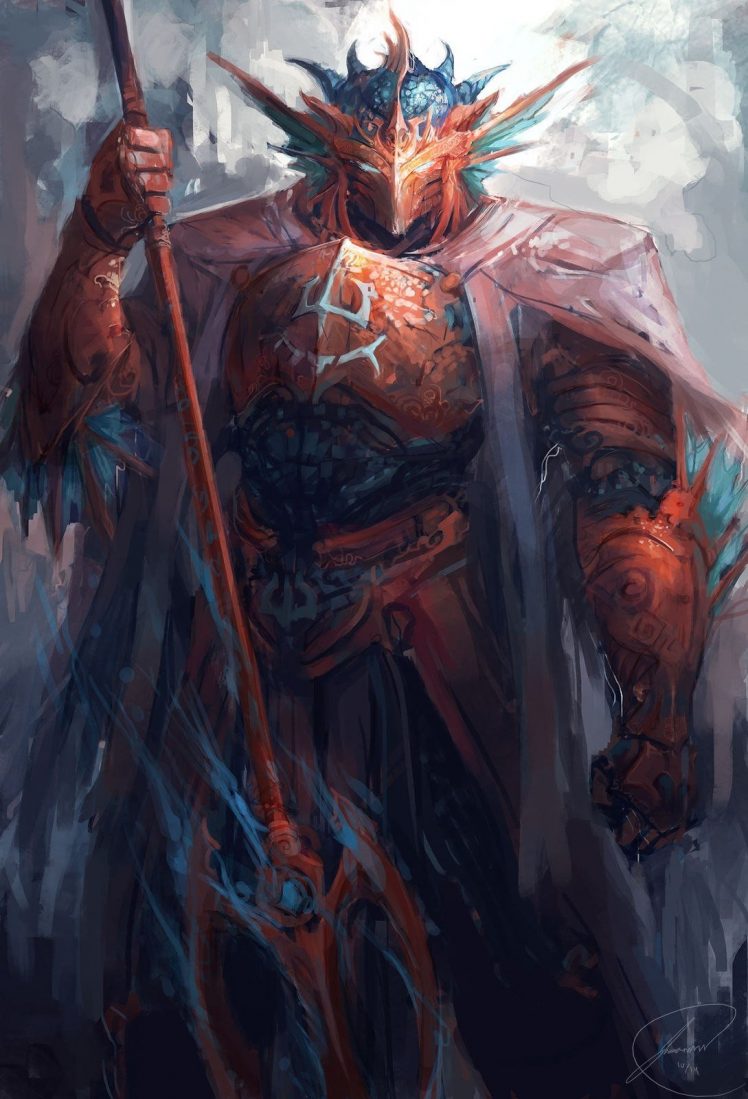 knight, Armor, Sword, Spear HD Wallpaper Desktop Background