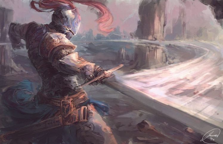 knight, Armor, Sword HD Wallpaper Desktop Background