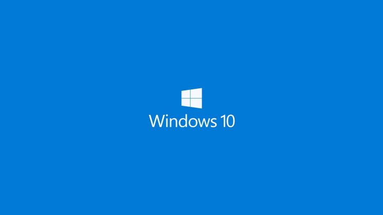 minimalism, Window, Windows 10, Technology, Logo, Blue HD Wallpaper Desktop Background