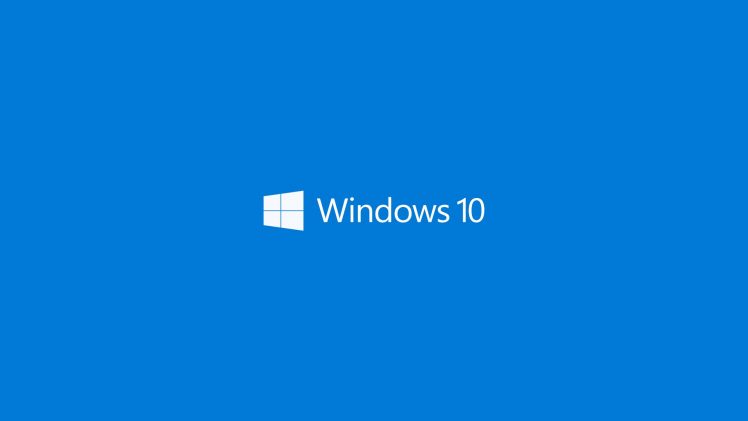minimalism, Window, Windows 10, Technology, Logo, Blue HD Wallpaper Desktop Background