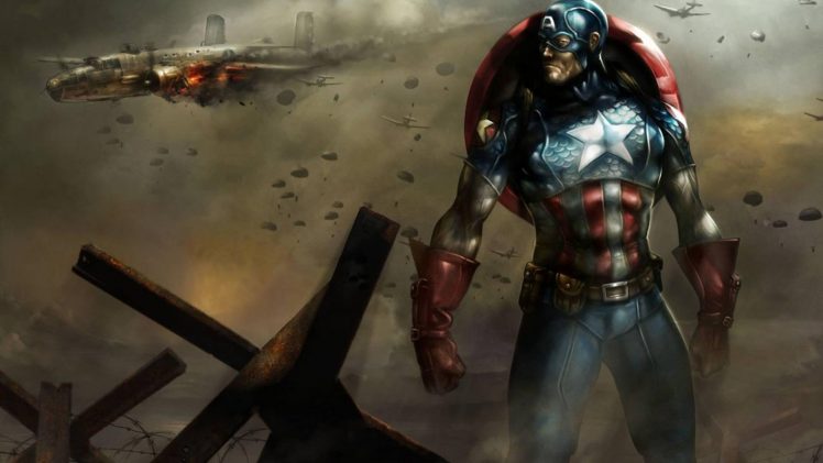 superhero, Captain America HD Wallpaper Desktop Background