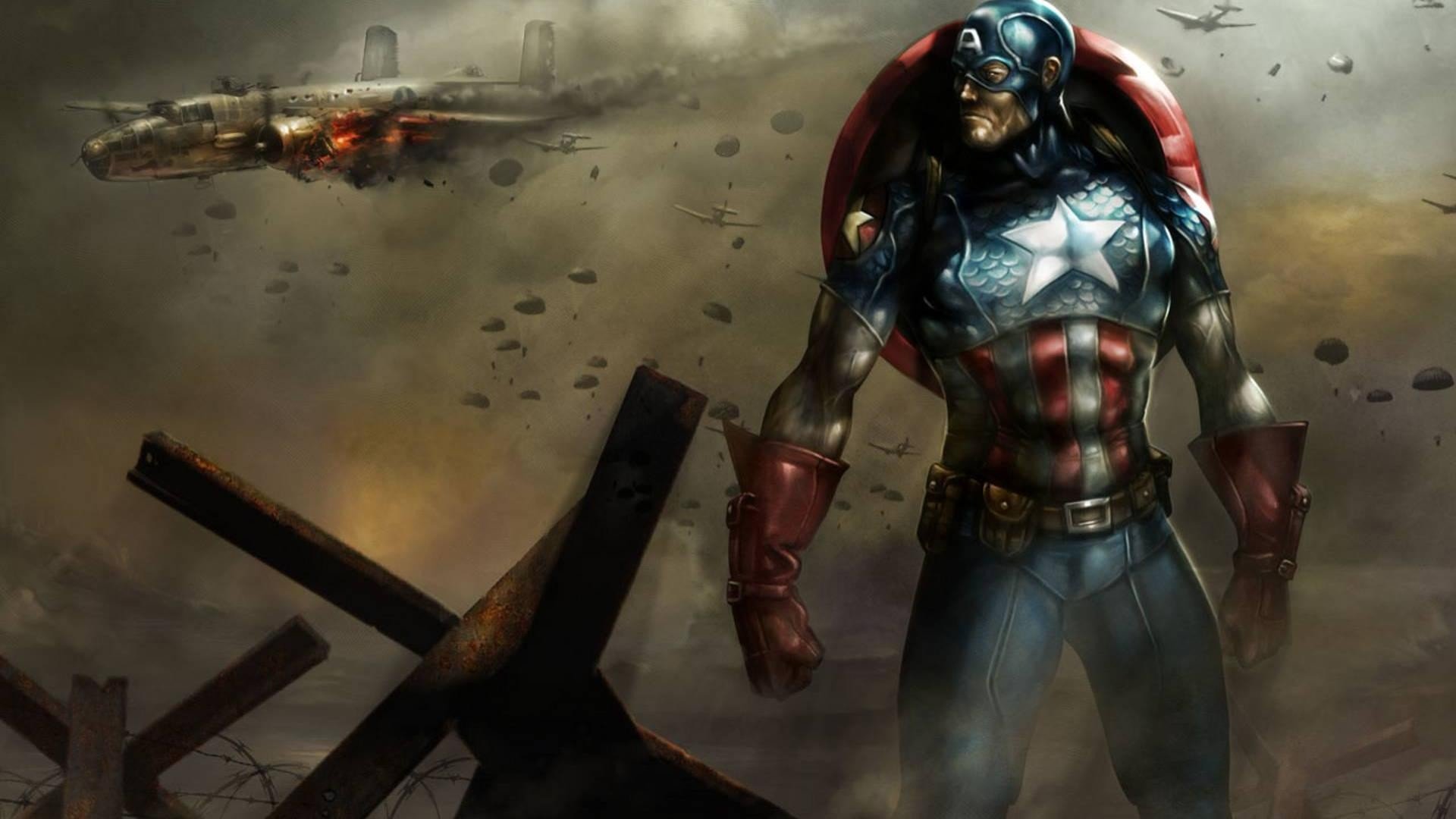 superhero, Captain America Wallpaper