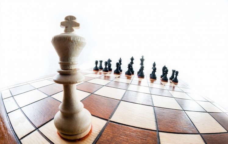 wood, Wooden surface, Chess, Board games, Pawns, King, Checkered, Fisheye lens, Ambition HD Wallpaper Desktop Background