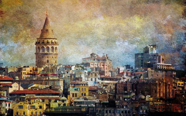 Istanbul, Turkey, Galata, Galata Kulesi HD Wallpaper Desktop Background