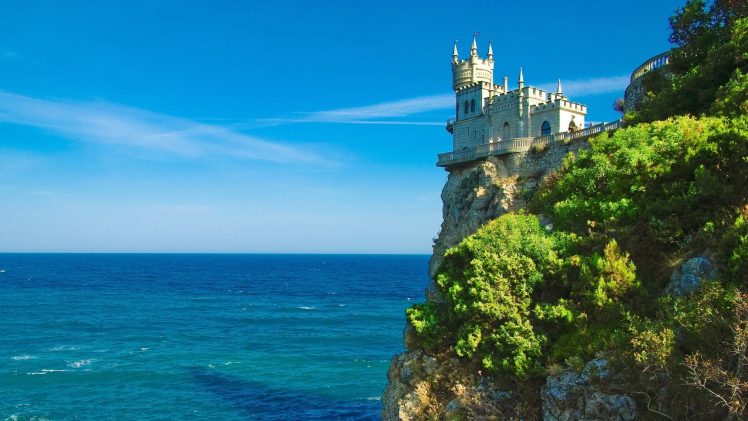 coast, Crimea, Swallow Nest HD Wallpaper Desktop Background