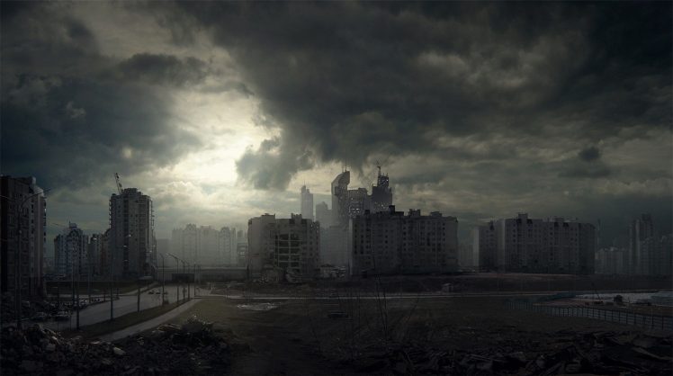 ruin, Apocalyptic HD Wallpaper Desktop Background