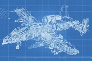airplane, Technology, Engineering, A 10 Thunderbolt, Blueprints