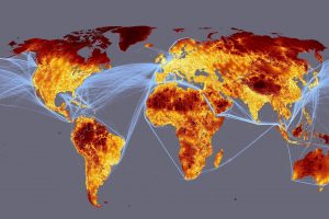 world map, Map, Population