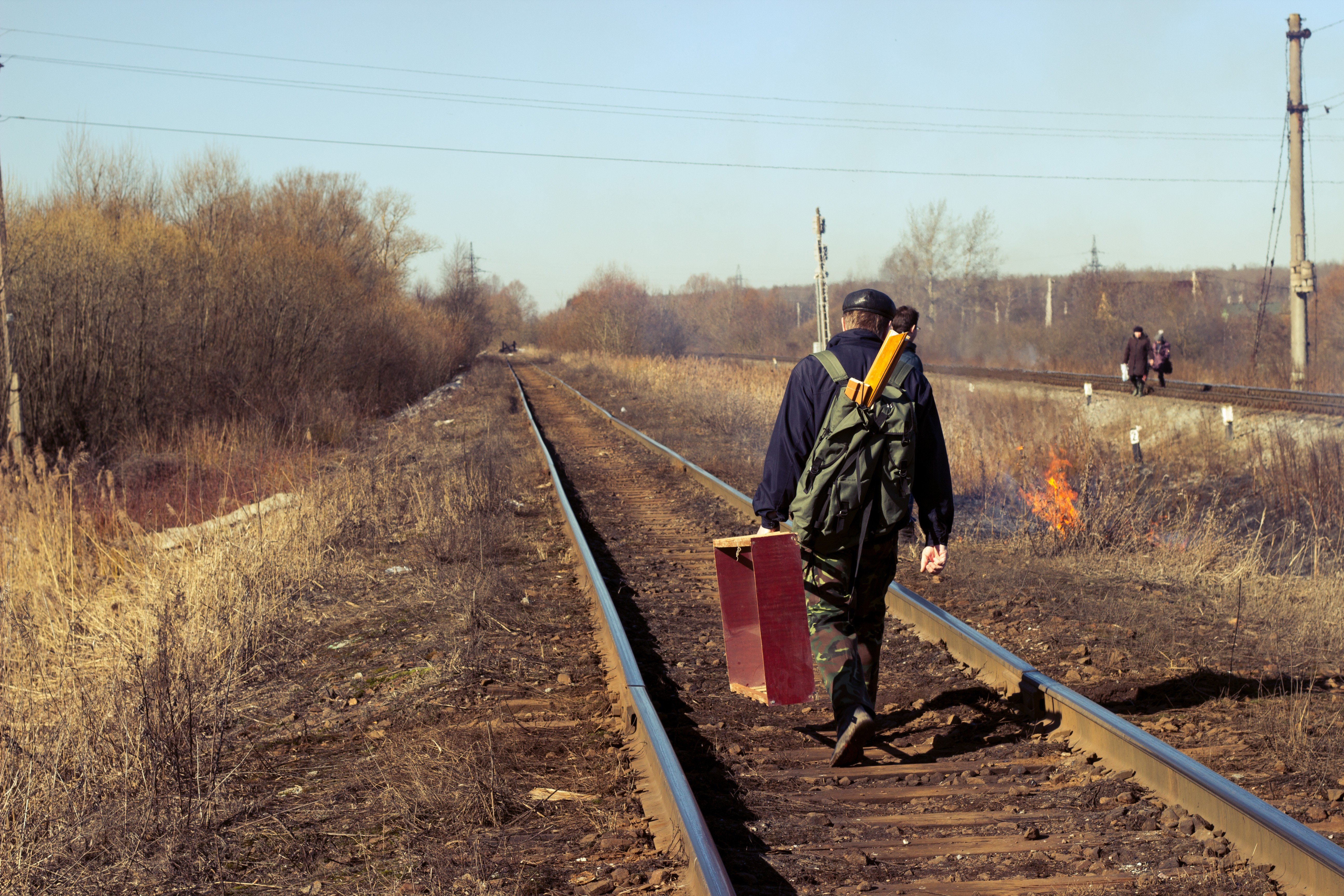 Russia, Rail yard Wallpaper