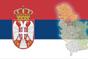 Serbia, Flag, Map