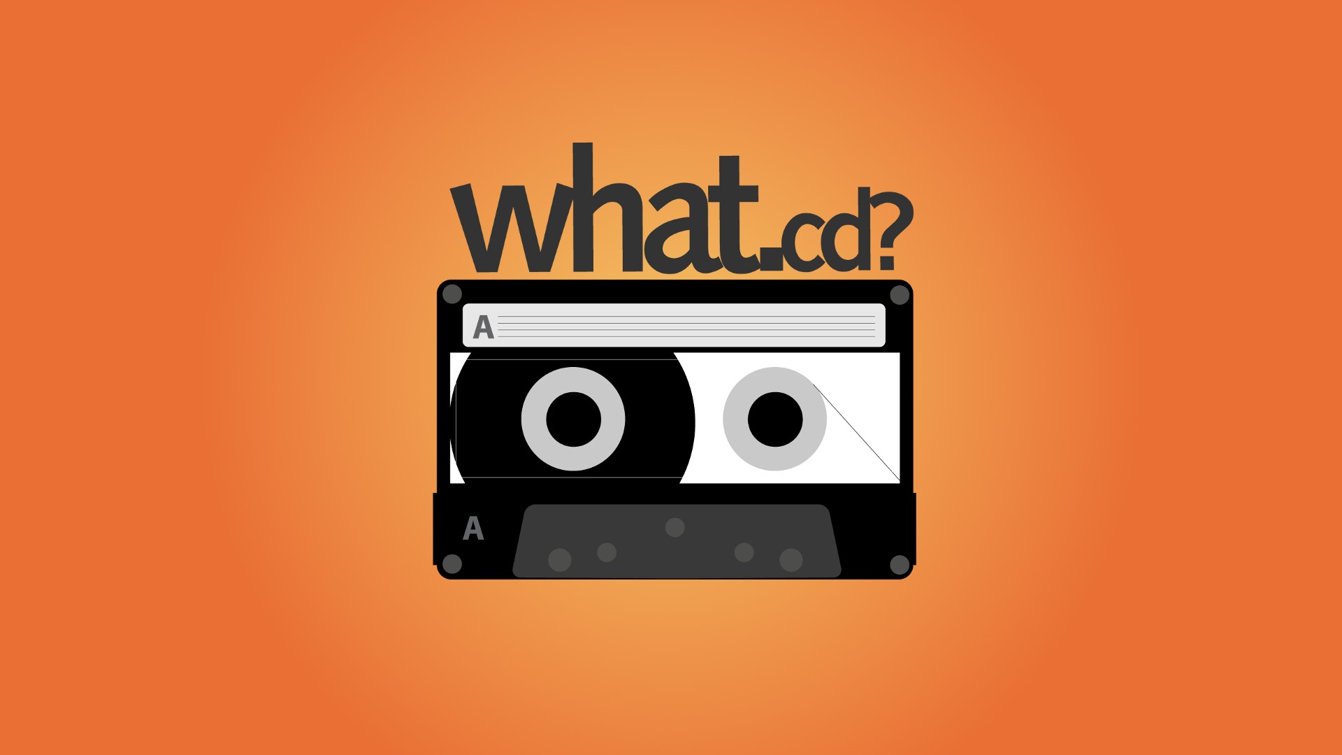 What.CD, Orange, Cassette, Music Wallpaper