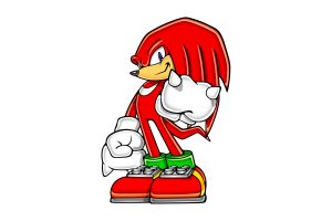 Knuckles, Sonic the Hedgehog, Sonic, Transparent background