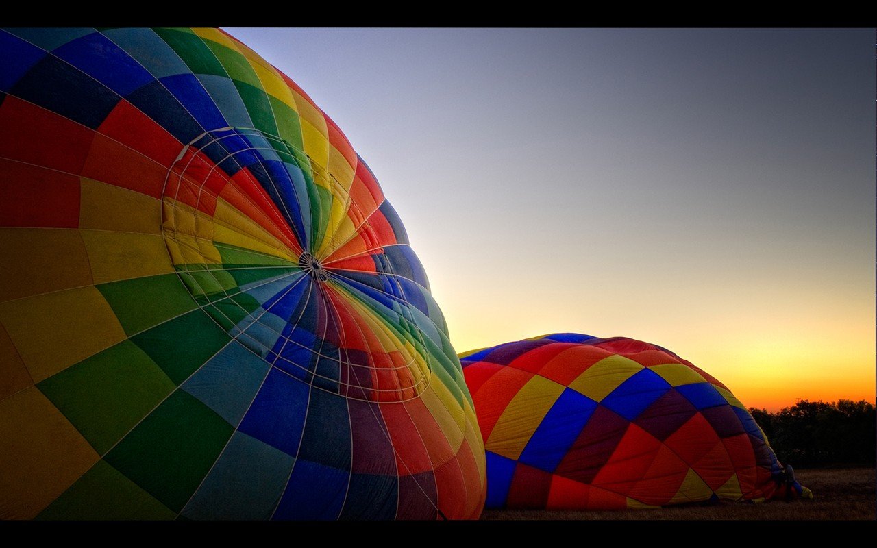 hot air balloons, Colorful Wallpaper
