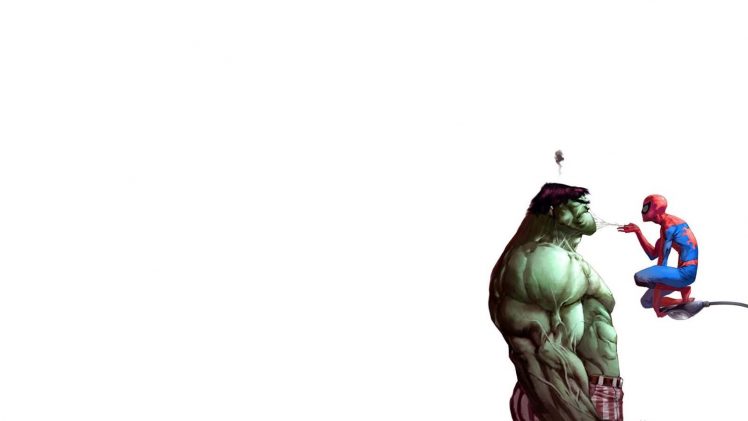 Hulk, Spider Man HD Wallpaper Desktop Background