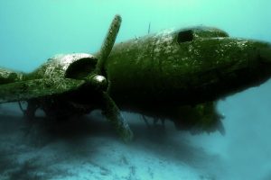 underwater, Wreck, Airplane
