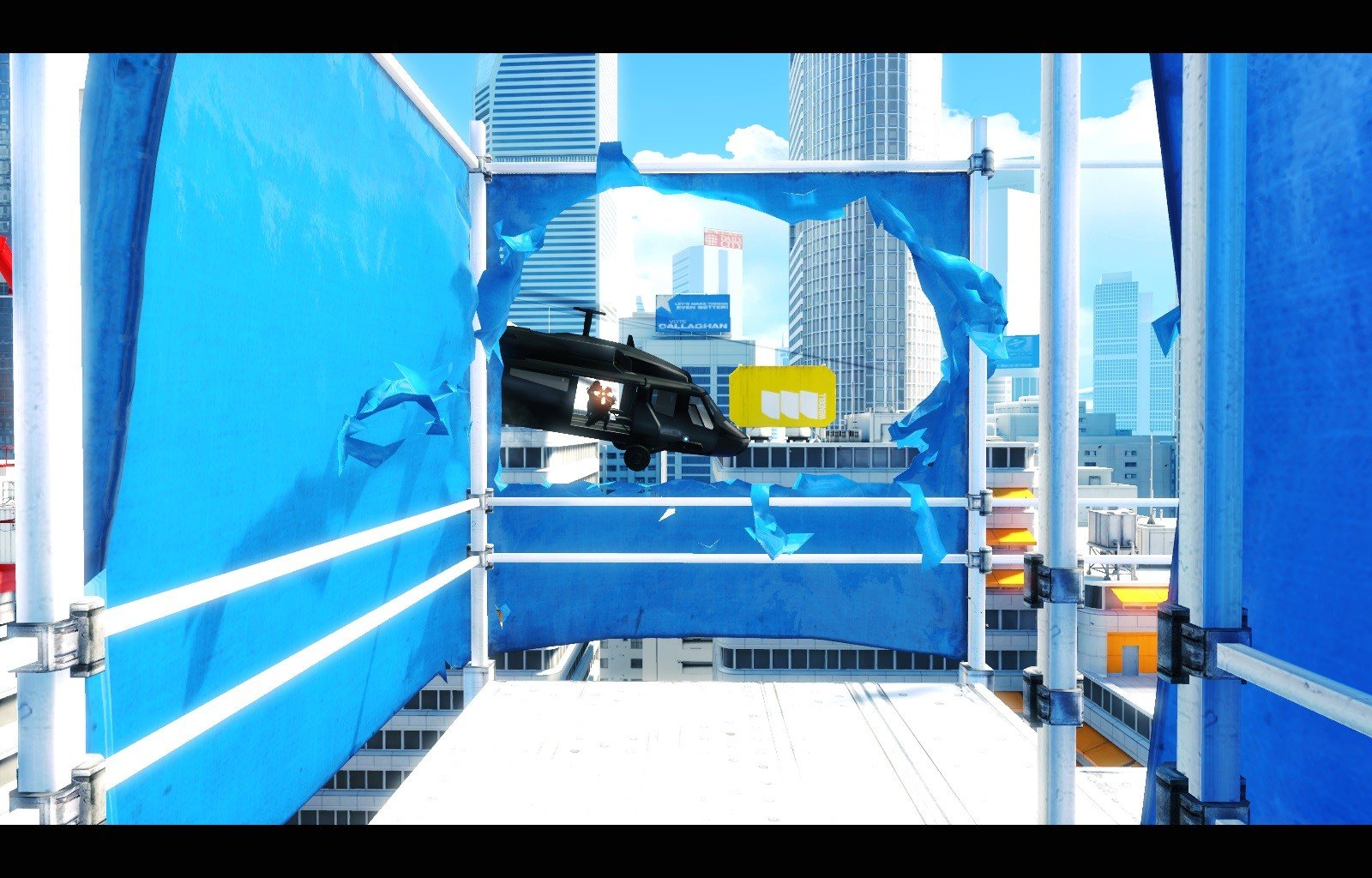 Mirrors Edge, Helicopters Wallpaper
