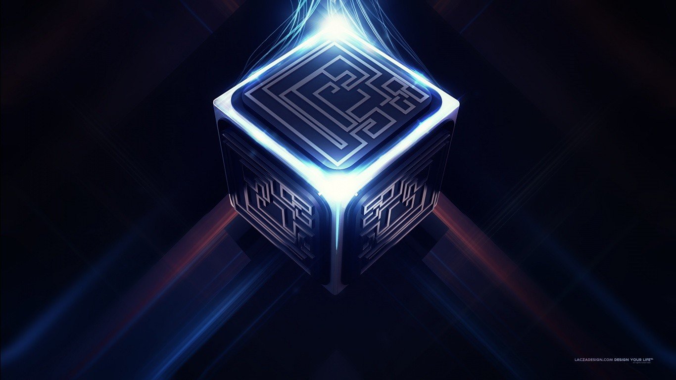 lights, Lacza, Cube Wallpaper