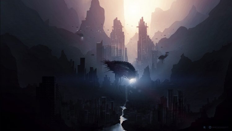aliens, Science fiction HD Wallpaper Desktop Background