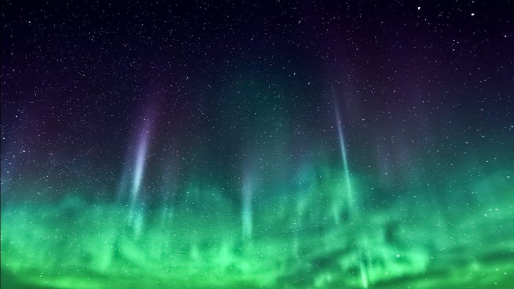 aurorae, Stars HD Wallpaper Desktop Background