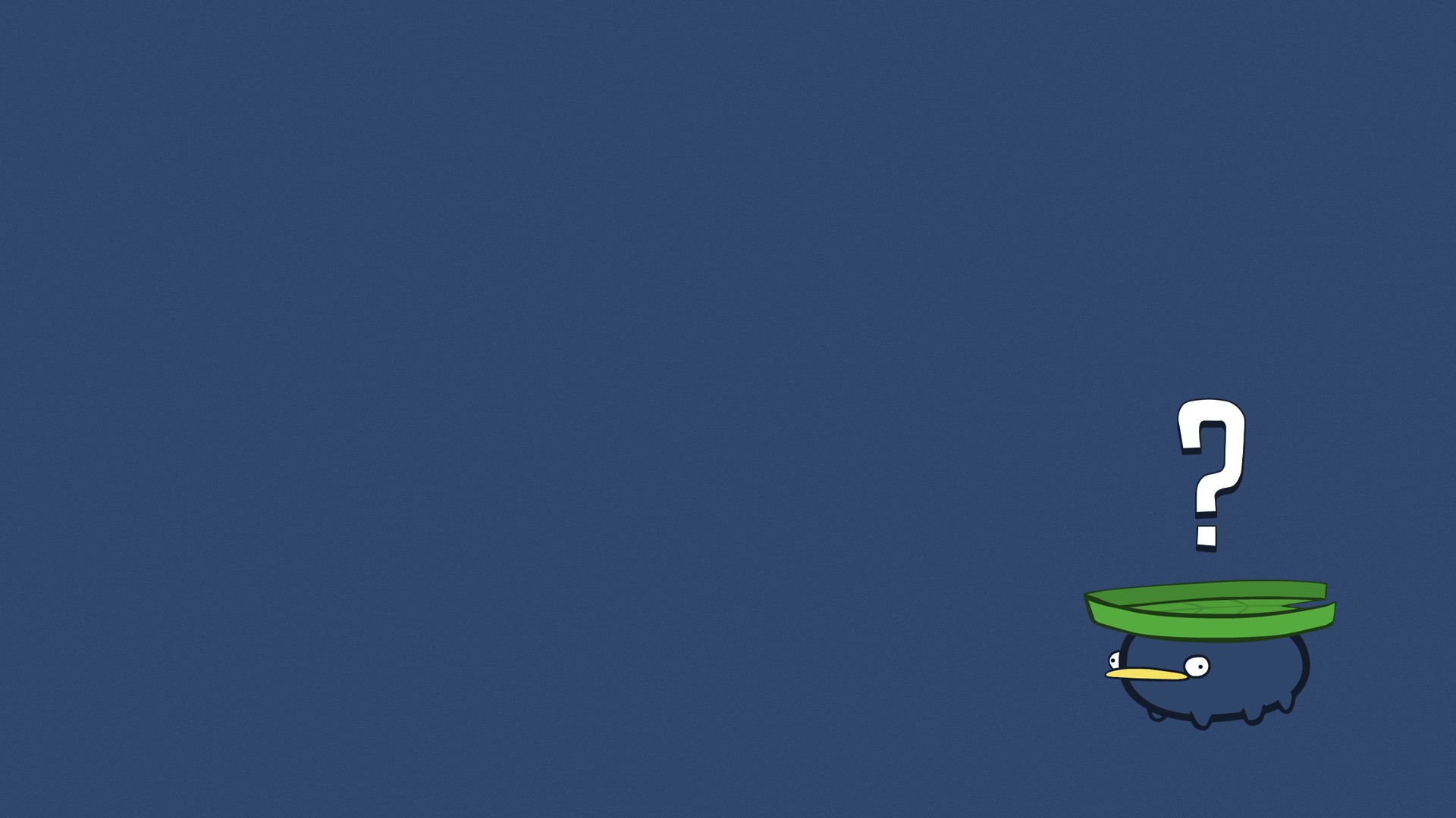 Lotad, Pokemon, Minimalism, Questions Wallpaper