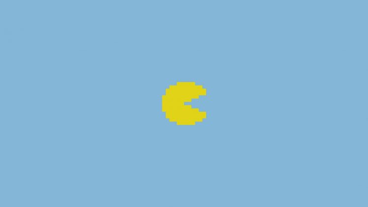 minimalism, Pacman HD Wallpaper Desktop Background