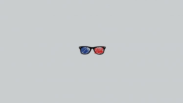 glasses, Minimalism HD Wallpaper Desktop Background