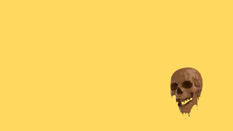 minimalism, Skull HD Wallpaper Desktop Background