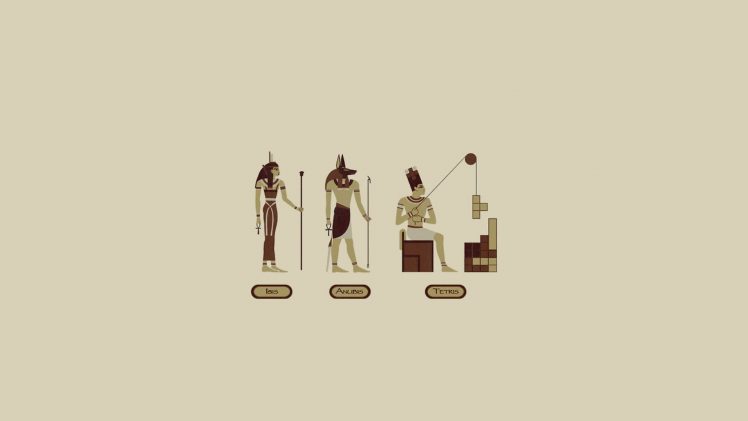 Tetris, Egyptian HD Wallpaper Desktop Background