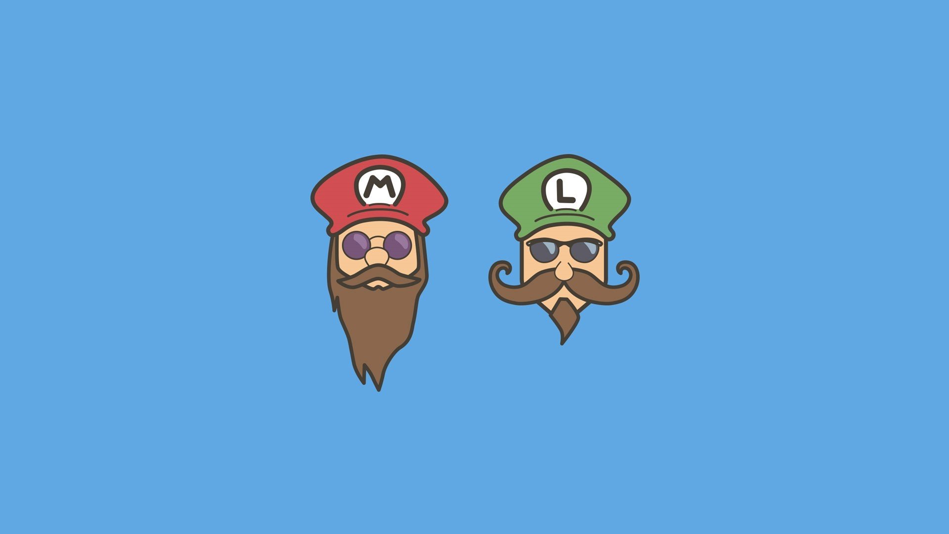 minimalism, Mario Bros. Wallpaper