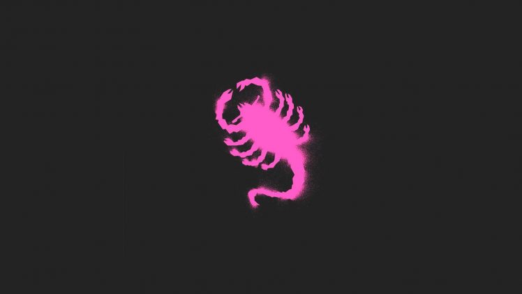 scorpions, Pink, Minimalism, Drive HD Wallpaper Desktop Background