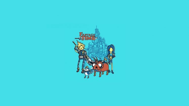 Adventure Time, Final Fantasy, Minimalism HD Wallpaper Desktop Background