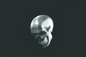 skull, Minimalism, Disco