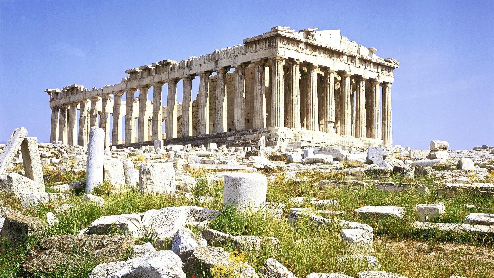 ancient, Building, Greece, Parthenon Wallpaper