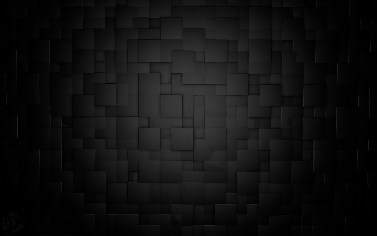 minimalism, Cinema 4D, Cube, Black HD Wallpaper Desktop Background