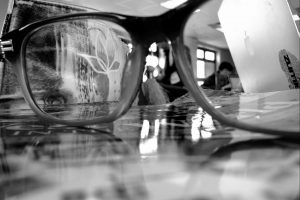 glasses, Monochrome