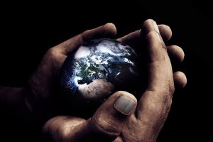 black background, Hand, Earth, Fingers, Miniatures, Photo manipulation