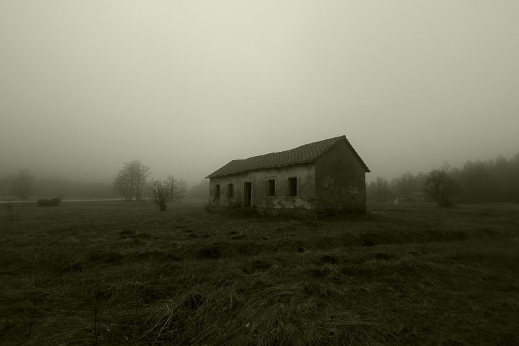 mist, Abandoned, Spooky, Building HD Wallpaper Desktop Background