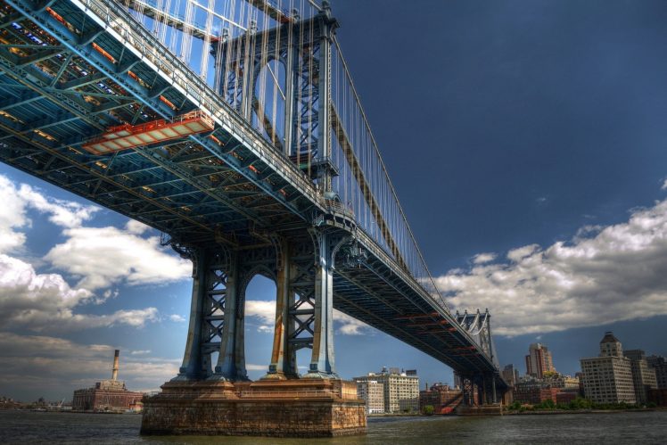 bridge, Architecture, Building, City, Cityscape, Manhattan Bridge HD Wallpaper Desktop Background