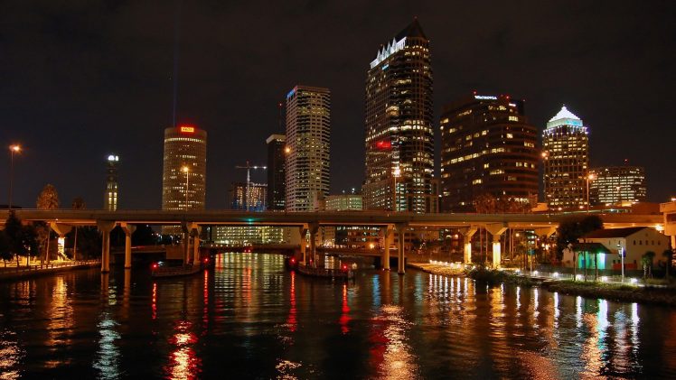 cityscape, Building, Reflection, Tampa, Florida HD Wallpaper Desktop Background