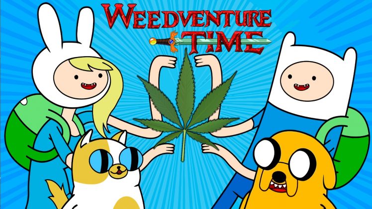 Adventure Time, Cannabis HD Wallpaper Desktop Background