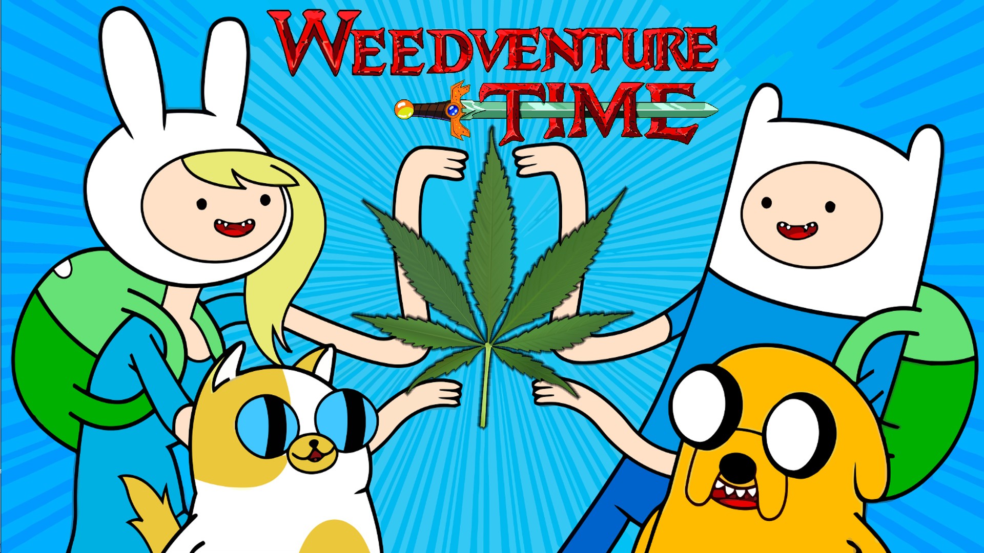 Adventure Time, Cannabis Wallpaper
