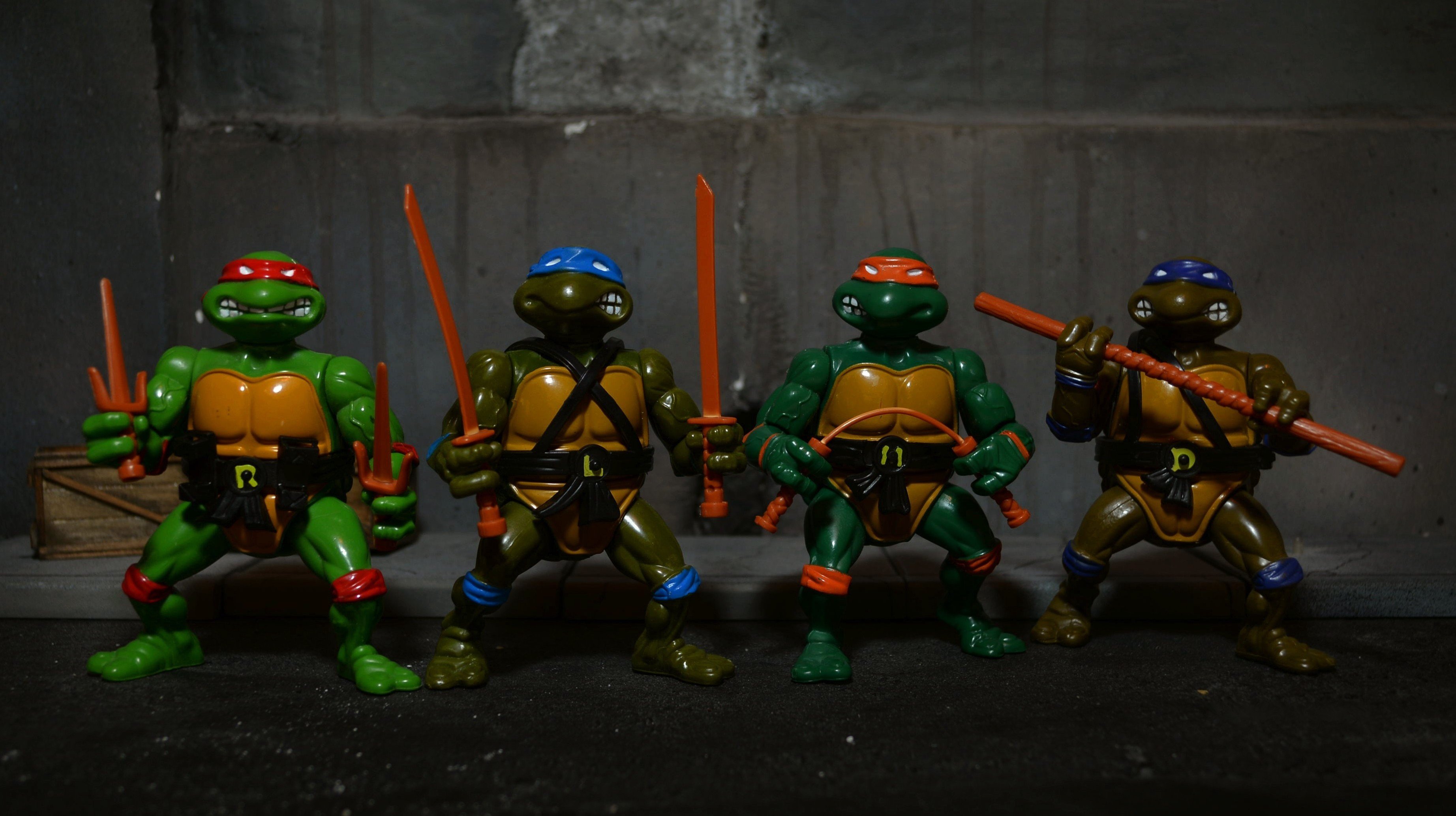 action figures, Teenage Mutant Ninja Turtles, Toys Wallpaper