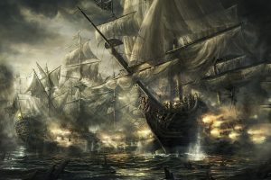 war, Old ship, Ship, Frigates