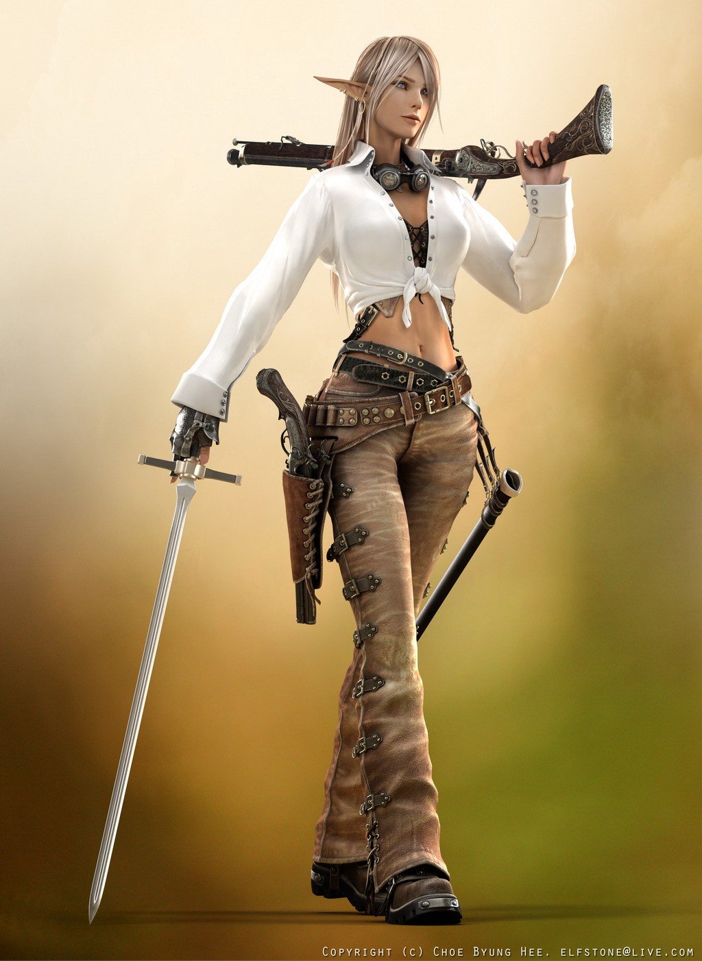 sword, Pirates, Elves Wallpaper