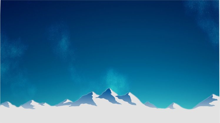 LoliLinus OS, Simple background, Mountain HD Wallpaper Desktop Background