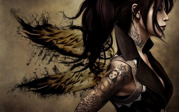 tattoo, Kat Von D HD Wallpaper Desktop Background