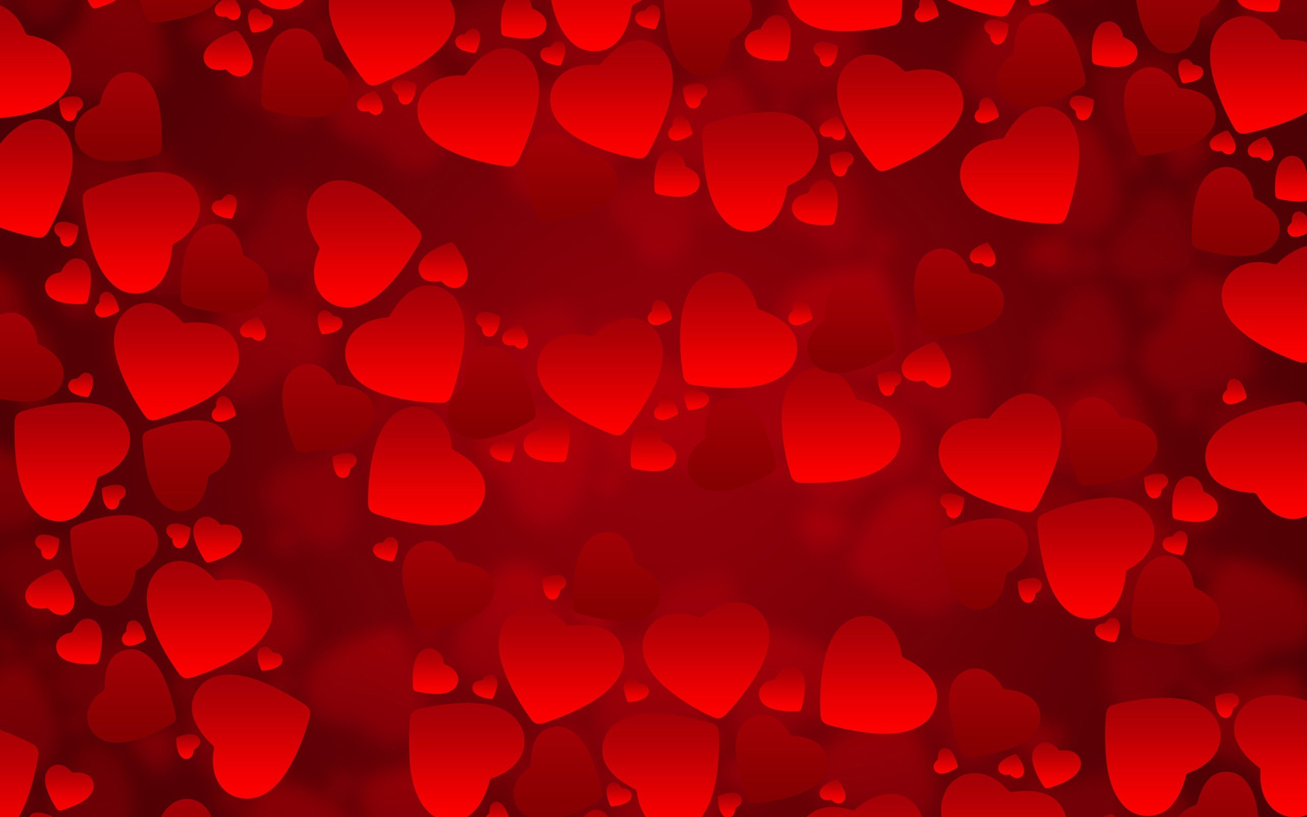 vector art, Hearts, Red, Shapes Wallpaper