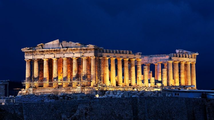 Greece, Athens, Acropolis, Parthenon HD Wallpaper Desktop Background
