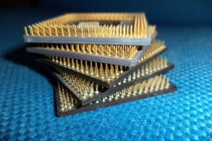 macro, Microchip, Dust, Gold, CPU, Processor