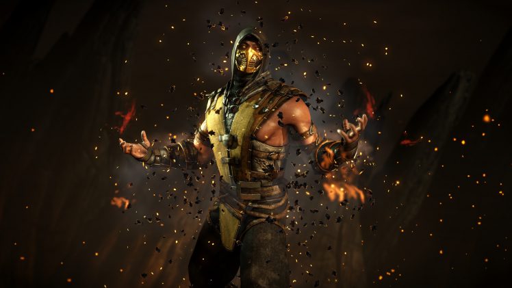 Mortal Kombat X, Scorpion (character), Mortal Kombat HD Wallpaper Desktop Background